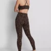 High waisted leopard active leggings