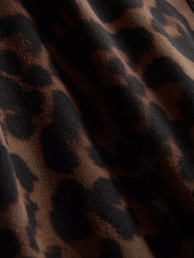 High waisted leopard active leggings