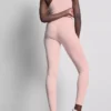 High-waisted maple active leggings