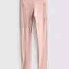 High-waisted maple active leggings