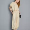 High waisted parachute pants