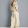 High waisted parachute pants