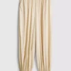 High waisted parachute pants