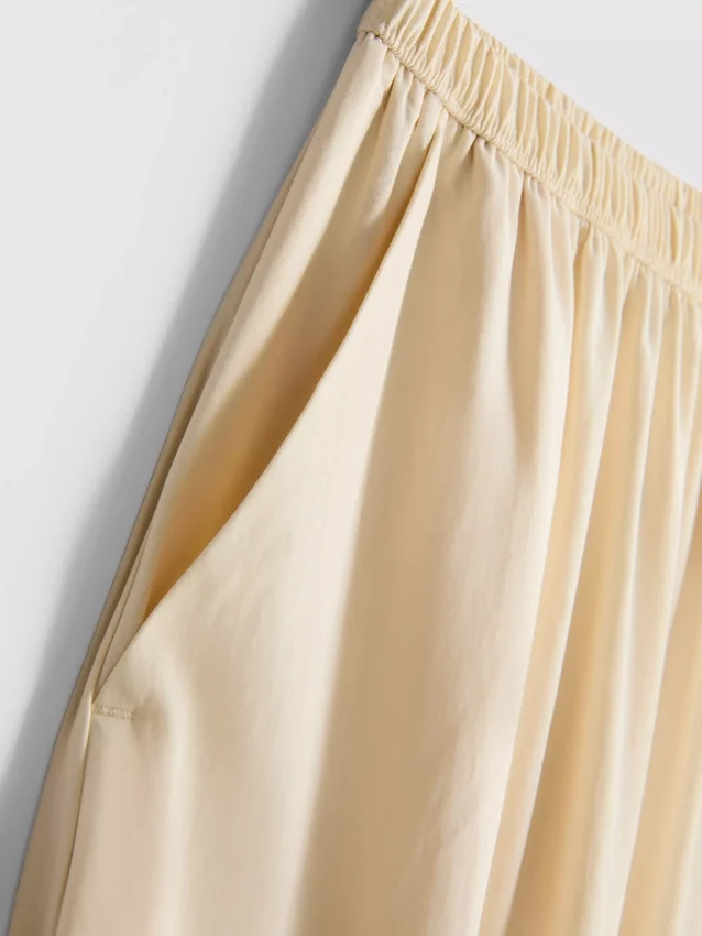 High waisted parachute pants