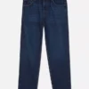 High-waisted relaxed jeans