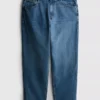 High-waisted relaxed jeans