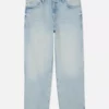 High-waisted relaxed jeans