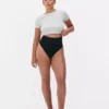 High waisted seamless shaping thong