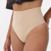 High waisted seamless shaping thong