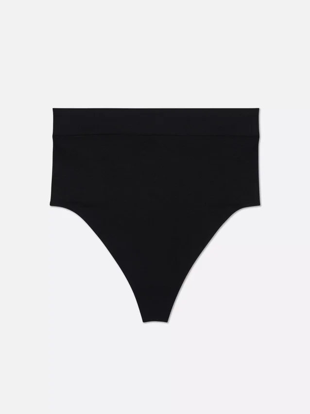 High waisted seamless shaping thong