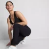 High-waisted smooth support active leggings