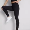 High-waisted smooth support active leggings
