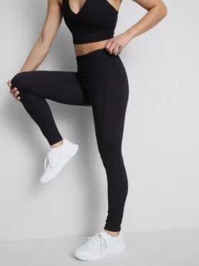 High-waisted smooth support active leggings
