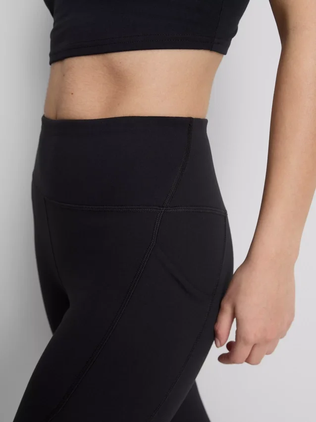 High-waisted smooth support active leggings