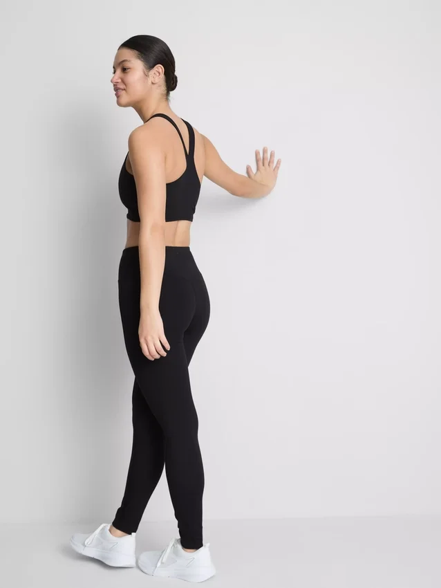 High-waisted smooth support active leggings