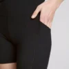 High-waisted smooth support active yoga shorts