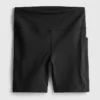 High-waisted smooth support active yoga shorts