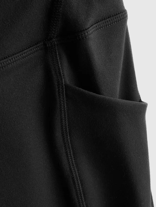 High-waisted smooth support active yoga shorts