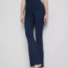 High-waisted smooth support flared active leggings