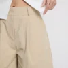High waisted textured cruise shorts