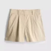 High waisted textured cruise shorts