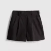 High waisted textured cruise shorts