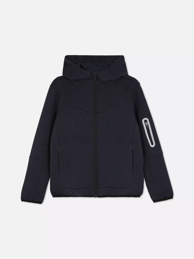 Hooded zip jacket