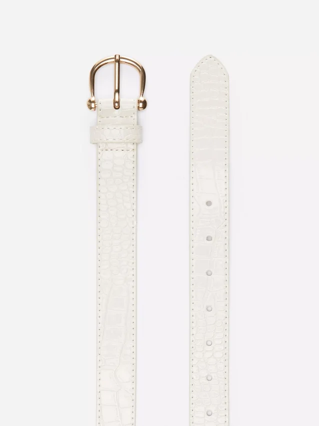 Horseshoe-buckle belt