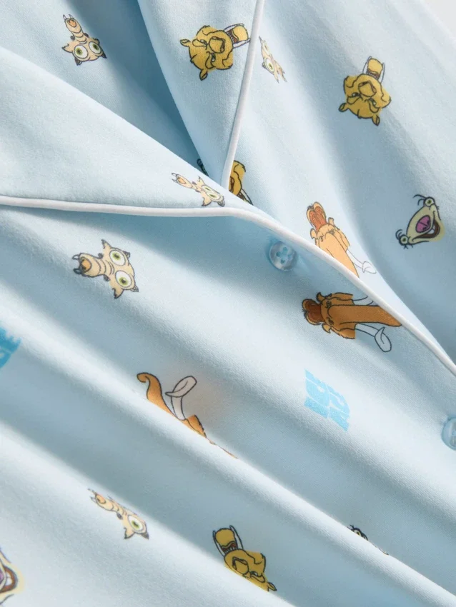 Ice age graphic boyfriend pajamas