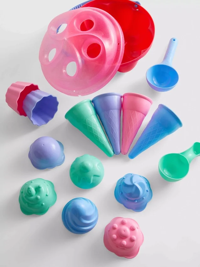 Ice cream beach sand mold play set