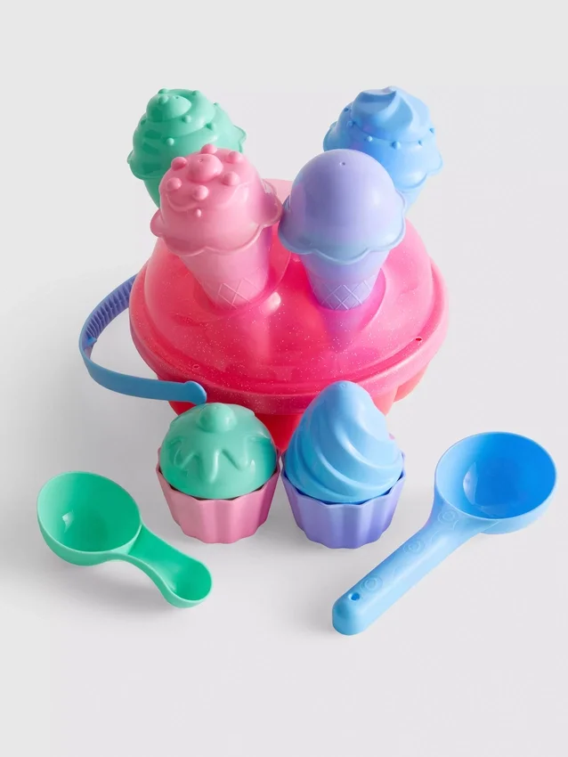 Ice cream beach sand mold play set