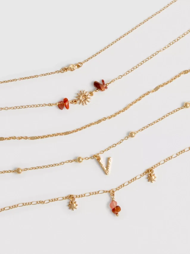 Initial friendship necklaces