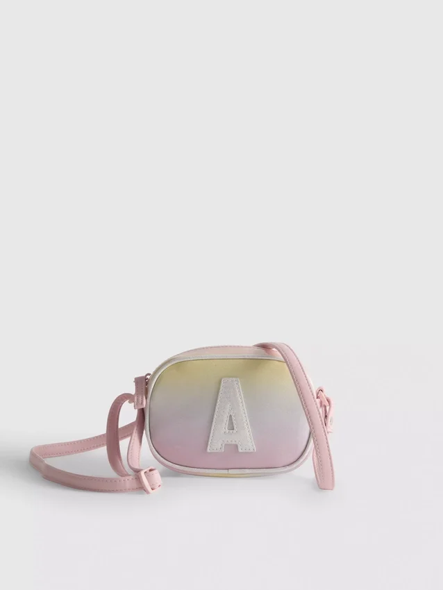 Initial mini crossbody bag