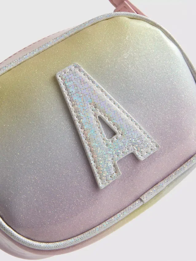 Initial mini crossbody bag