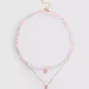 Initial necklace set