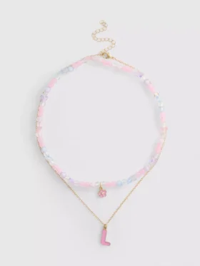 Initial necklace set