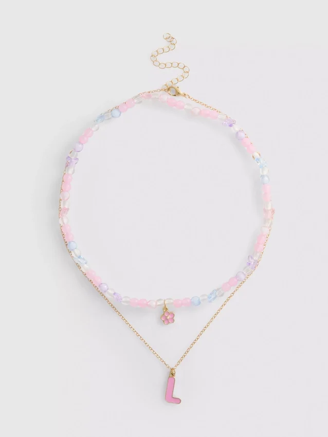 Initial necklace set