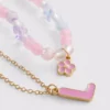 Initial necklace set
