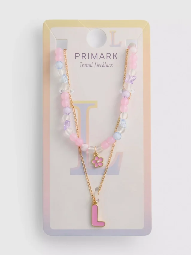 Initial necklace set