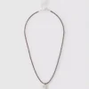 Initial pendant cord necklace