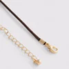 Initial pendant cord necklace