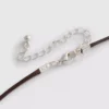 Initial pendant cord necklace