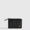Initial quilted card holder