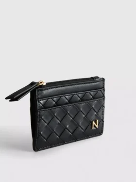 Initial quilted card holder