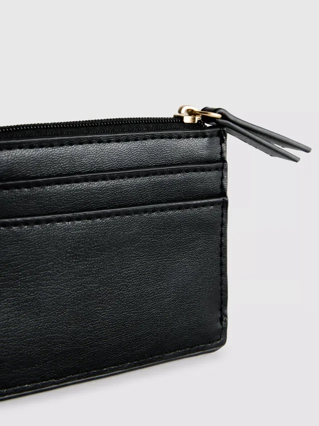 Initial quilted card holder