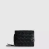 Initial quilted purse
