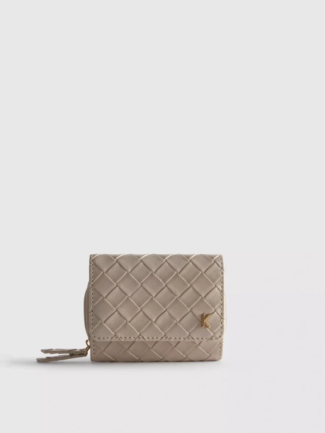 Initial quilted purse