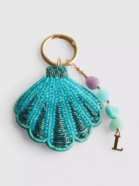 Initial shell bag charm