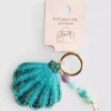 Initial shell bag charm