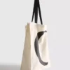 Initial tote bag